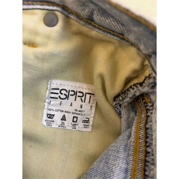 Espirit high rise denim jean shorts USA 13/14 - Picture 8 of 12